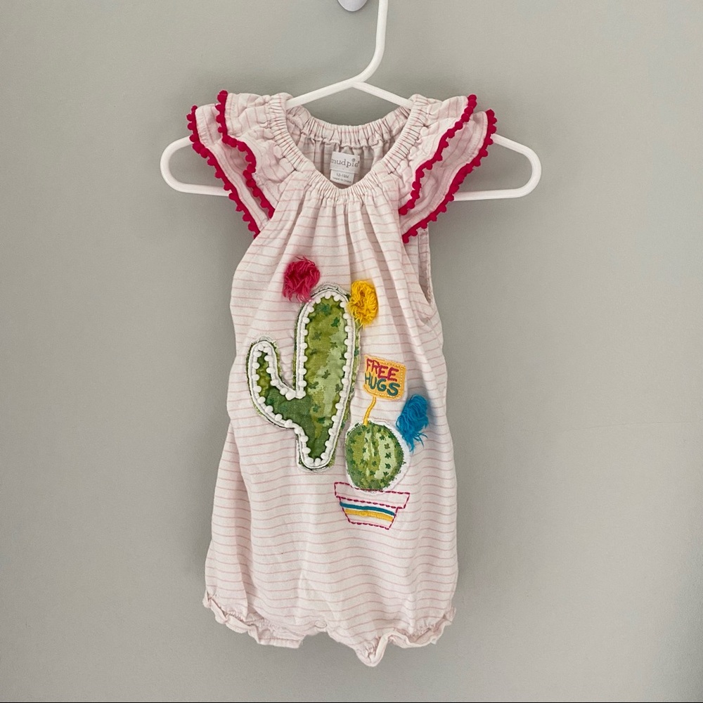 Mud Pie baby girl romper size 12-18 months